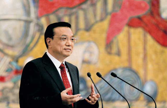 记中共中央政治局常委李克强