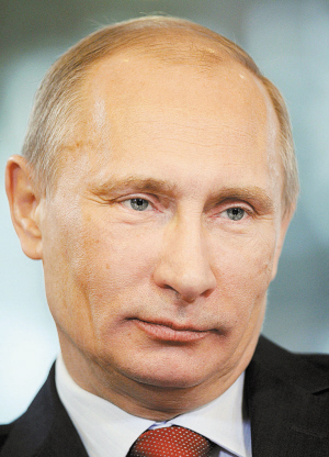 普京普 京——为了国家的稳定弗拉基米尔·普京的名字位于2012年俄