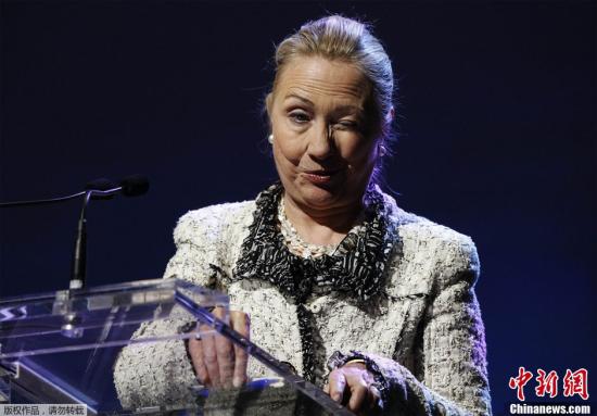 美国国务卿希拉里接受治疗后病情已逐步好转